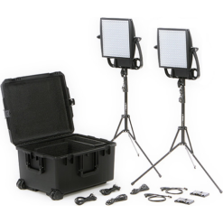 Litepanels Astra 6X Bi-Color LED Panel Traveler Duo Gold Mount Kit