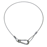 Peak Trading 1/8X30" Safety Cable 5/16" Hook